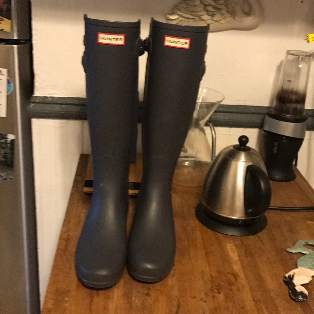 Hunter knee high rain boots